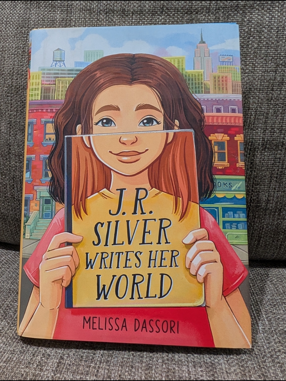 5/$35 J.R. Silver Writes Her World by Melissa Dassori – Hardcover – New